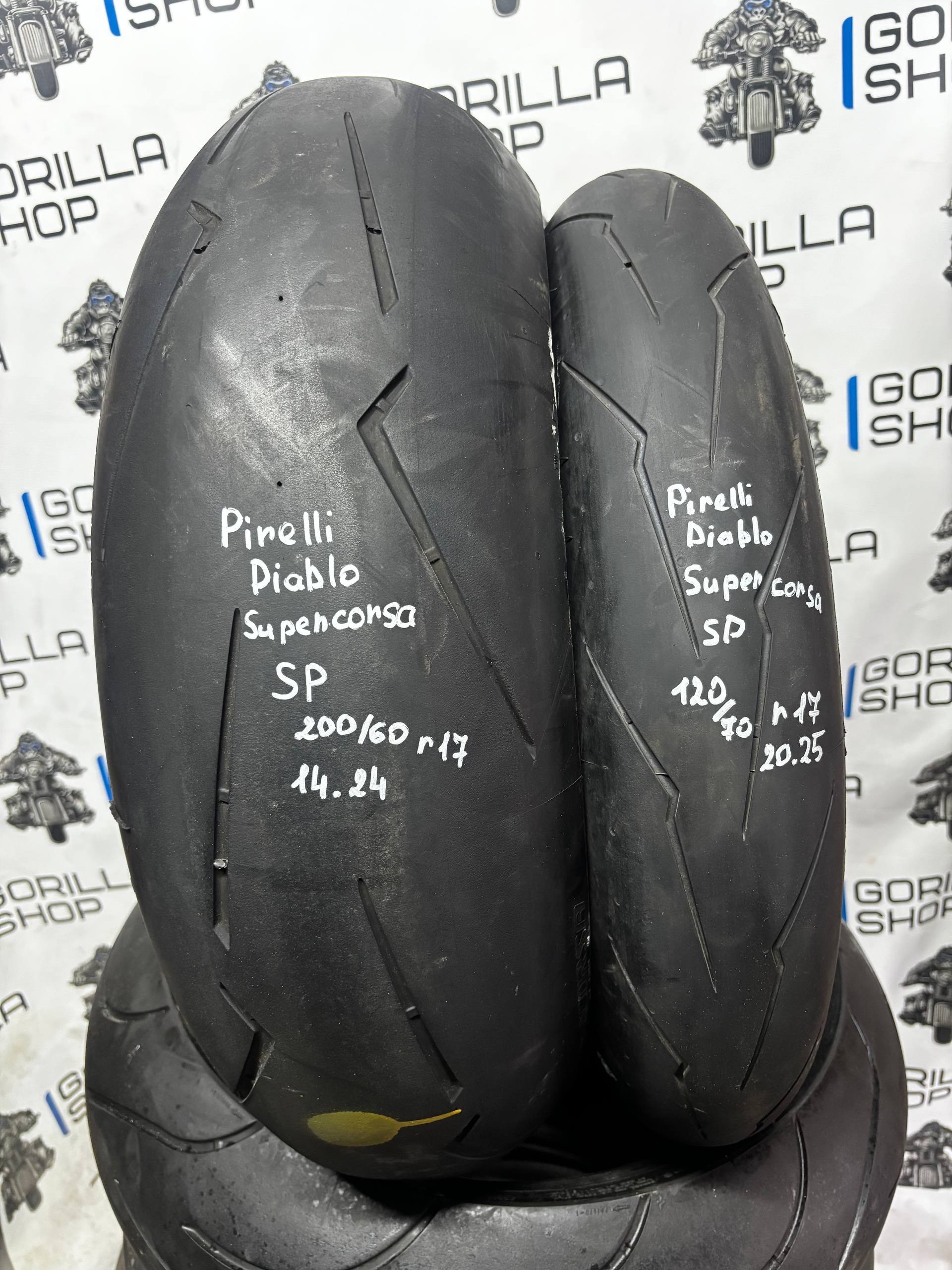 Комплект мото-гуми Pirelli Supercorsa SP 120/70 r17,200/60 r17